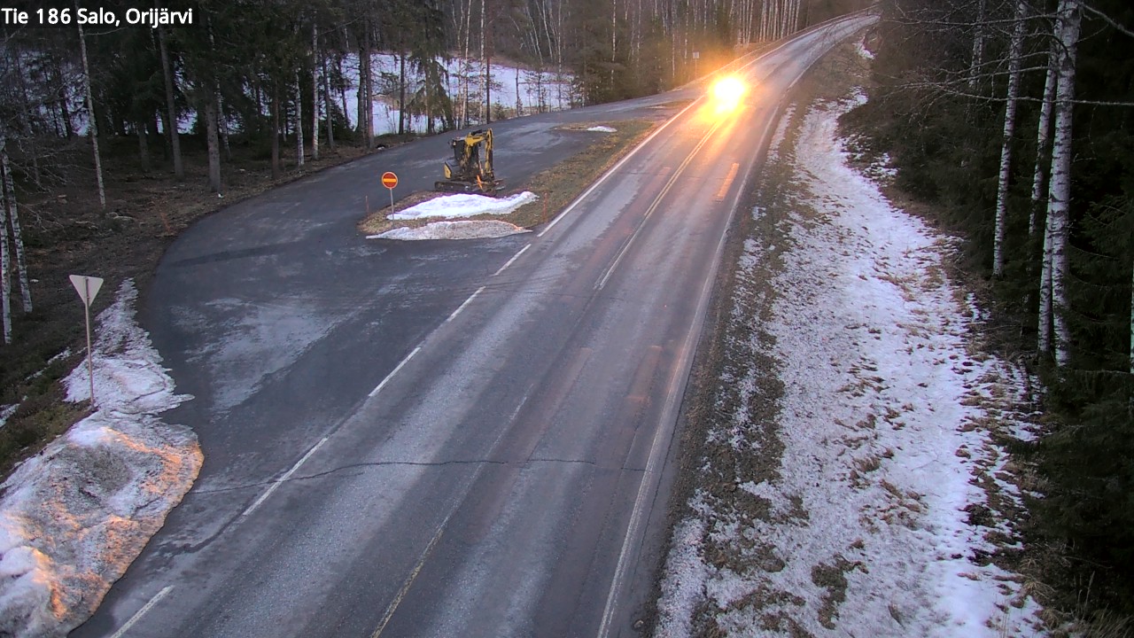 Weather Camera Image Road 186 Salo, Orijärvi, Salo, Varsinais-Suomi