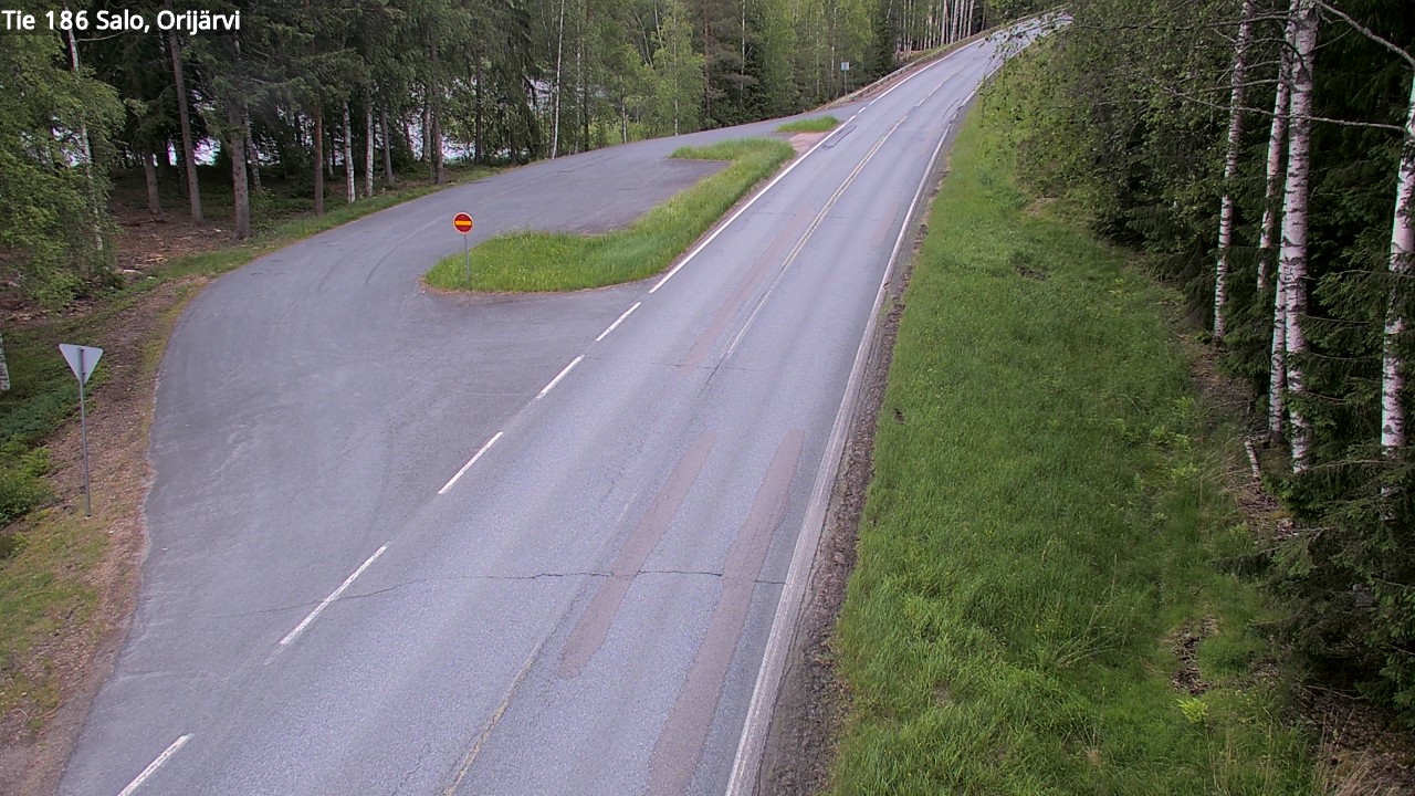 Weather Camera Image Väg 186 Salo, Orijärvi, Salo, Varsinais-Suomi