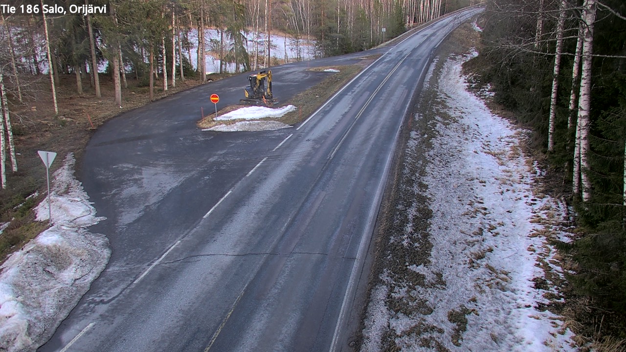 Weather Camera Image Road 186 Salo, Orijärvi, Salo, Varsinais-Suomi