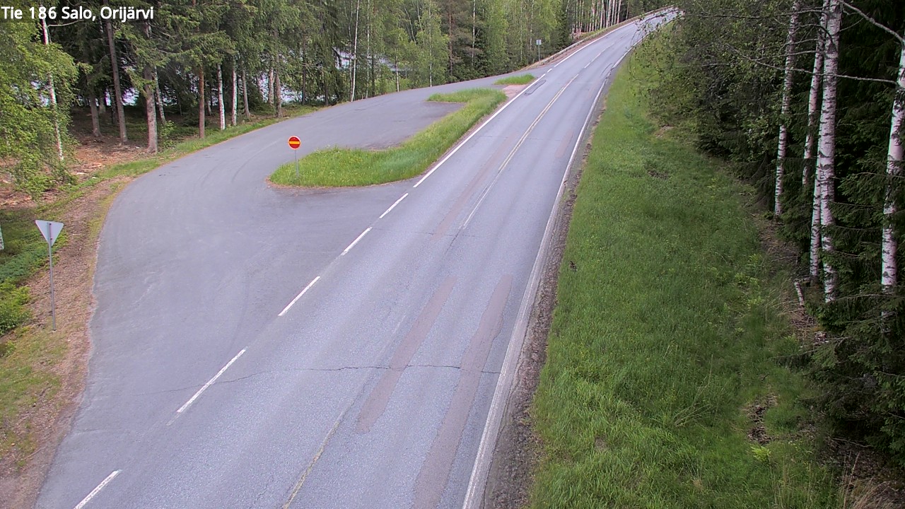Weather Camera Image Väg 186 Salo, Orijärvi, Salo, Varsinais-Suomi