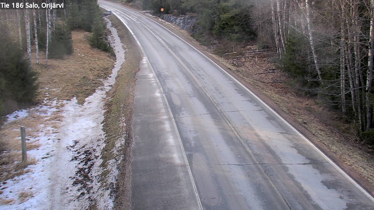 Weather Camera Image Road 186 Salo, Orijärvi, Salo, Varsinais-Suomi