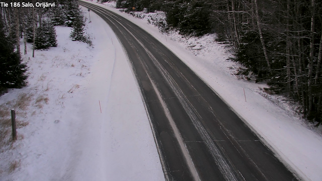 Weather Camera Image Road 186 Salo, Orijärvi, Salo, Varsinais-Suomi