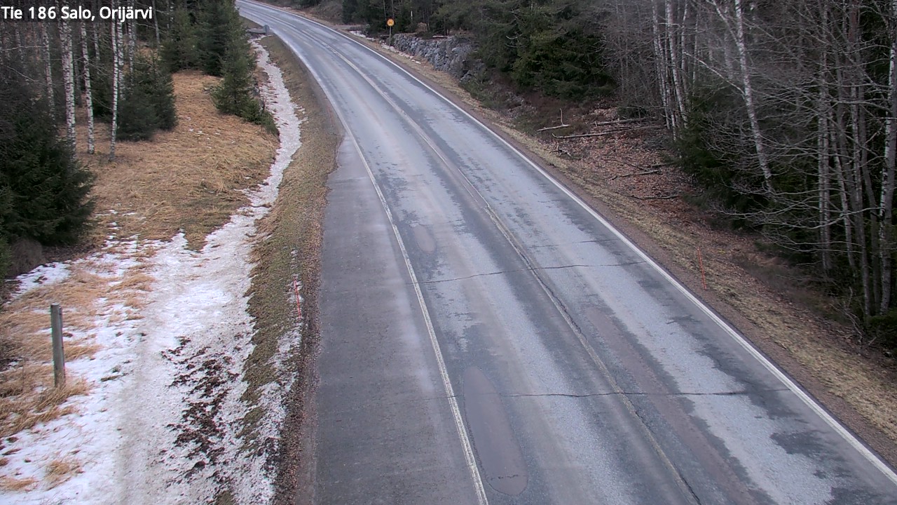 Weather Camera Image Road 186 Salo, Orijärvi, Salo, Varsinais-Suomi