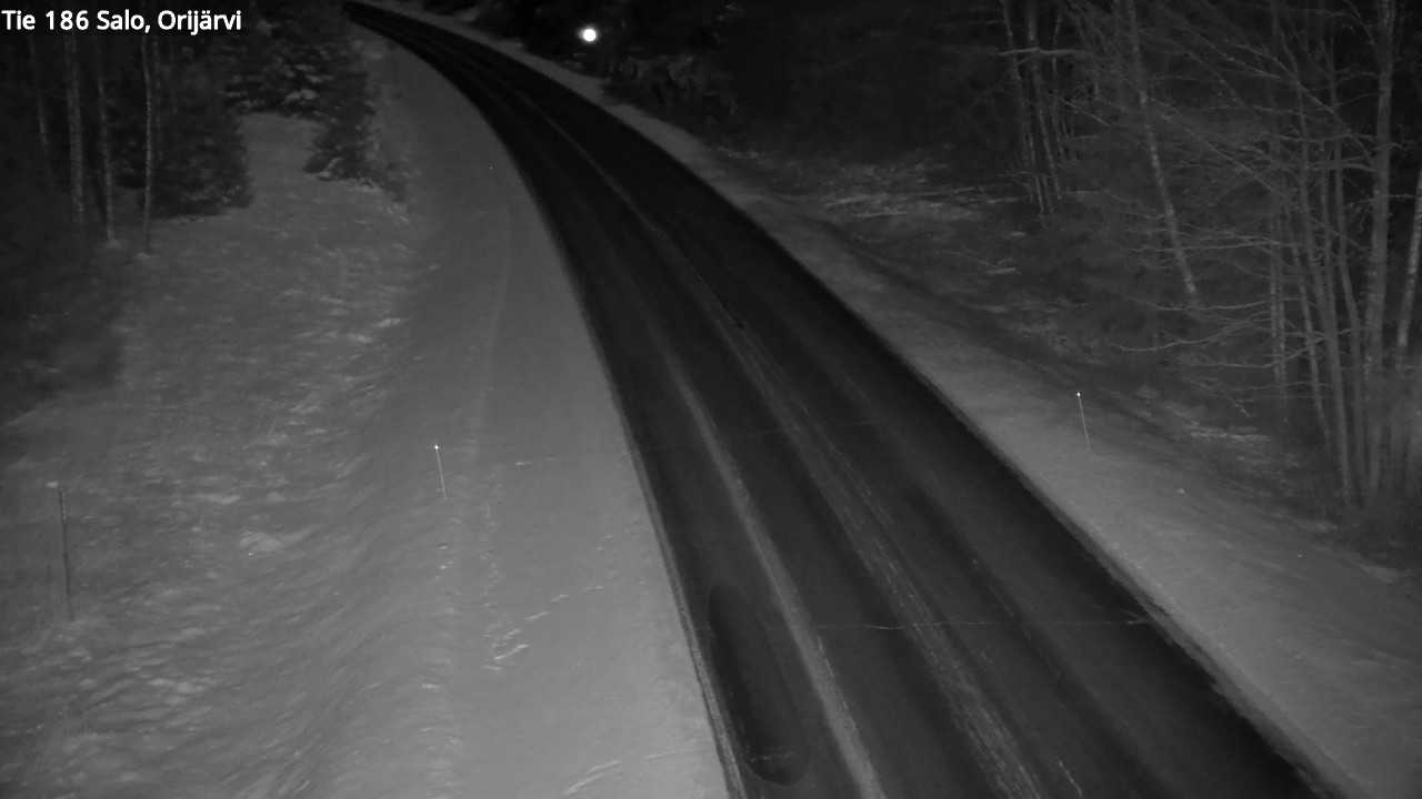 Weather Camera Image Road 186 Salo, Orijärvi, Salo, Varsinais-Suomi