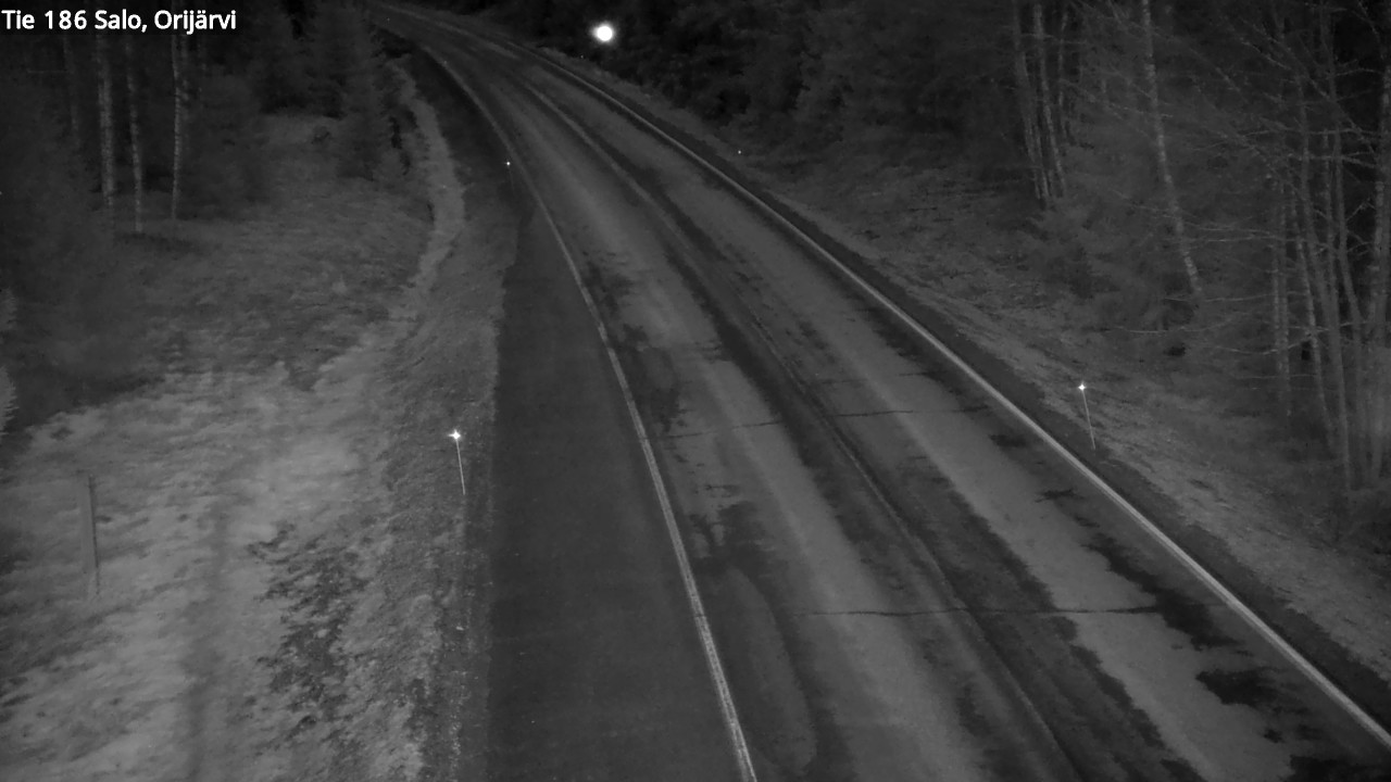 Weather Camera Image Road 186 Salo, Orijärvi, Salo, Varsinais-Suomi