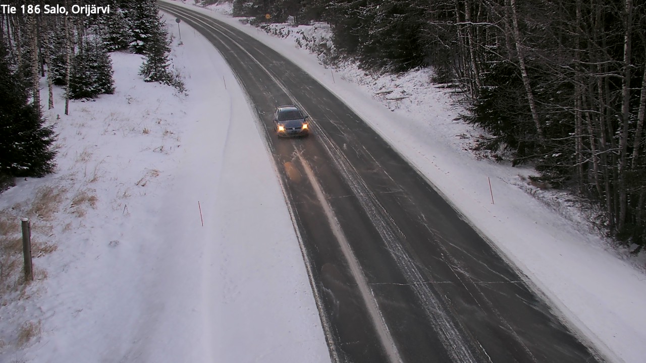 Weather Camera Image Road 186 Salo, Orijärvi, Salo, Varsinais-Suomi