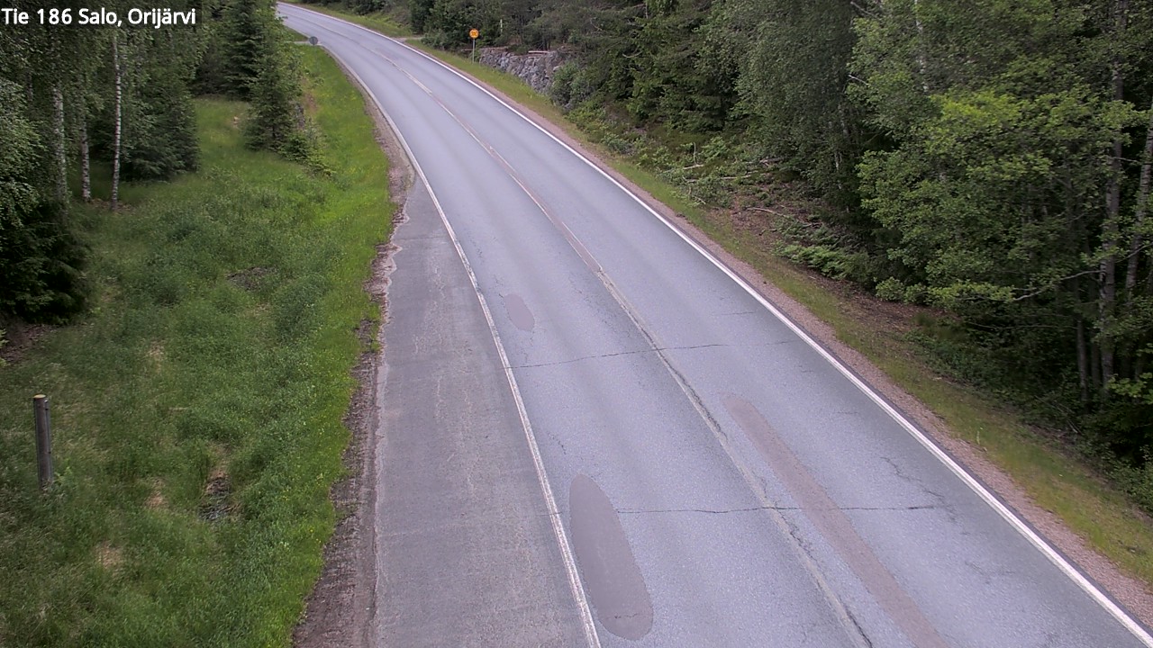 Weather Camera Image Road 186 Salo, Orijärvi, Salo, Varsinais-Suomi