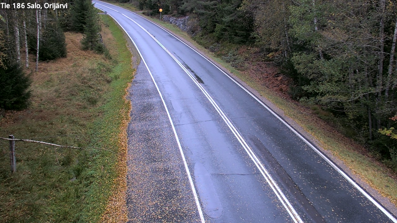 Weather Camera Image Road 186 Salo, Orijärvi, Salo, Varsinais-Suomi