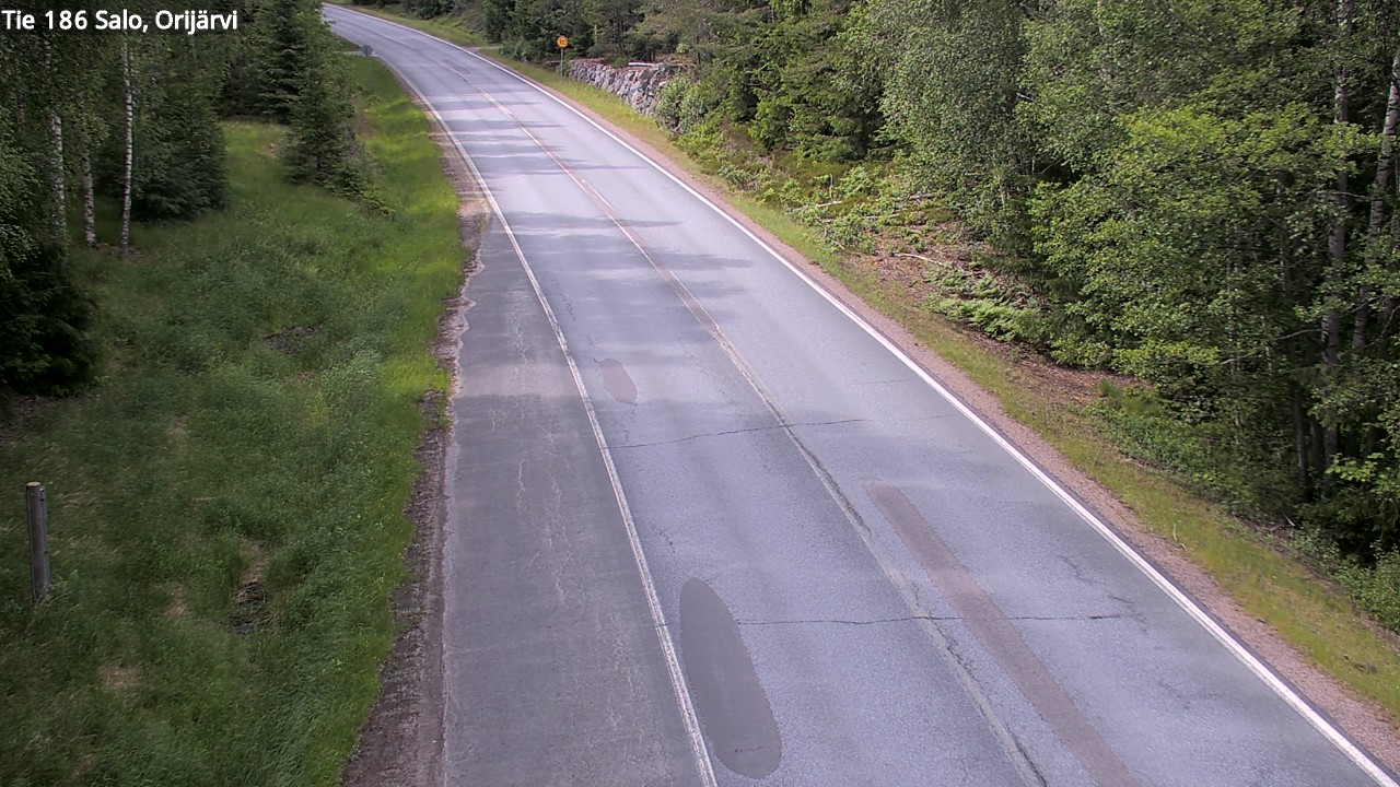 Weather Camera Image Road 186 Salo, Orijärvi, Salo, Varsinais-Suomi
