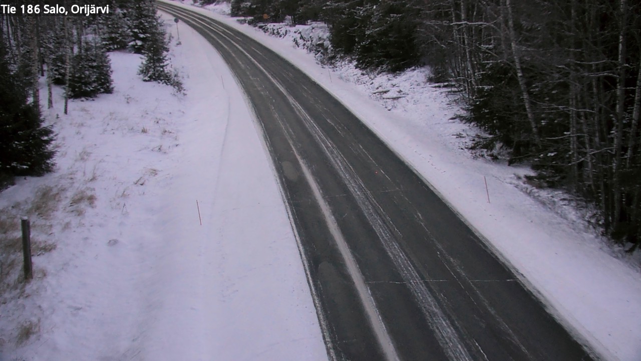 Weather Camera Image Road 186 Salo, Orijärvi, Salo, Varsinais-Suomi