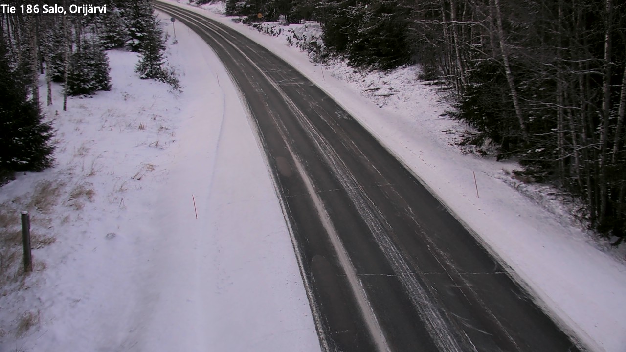 Weather Camera Image Road 186 Salo, Orijärvi, Salo, Varsinais-Suomi