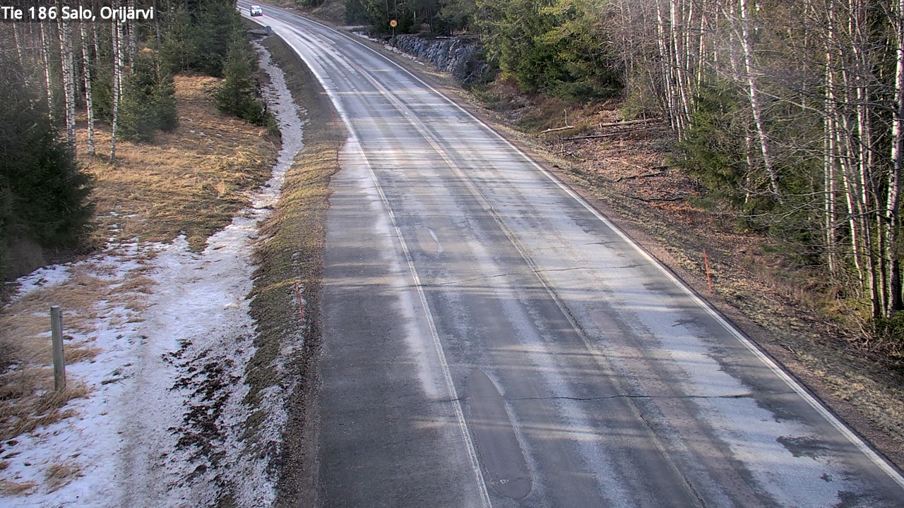 Weather Camera Image Road 186 Salo, Orijärvi, Salo, Varsinais-Suomi