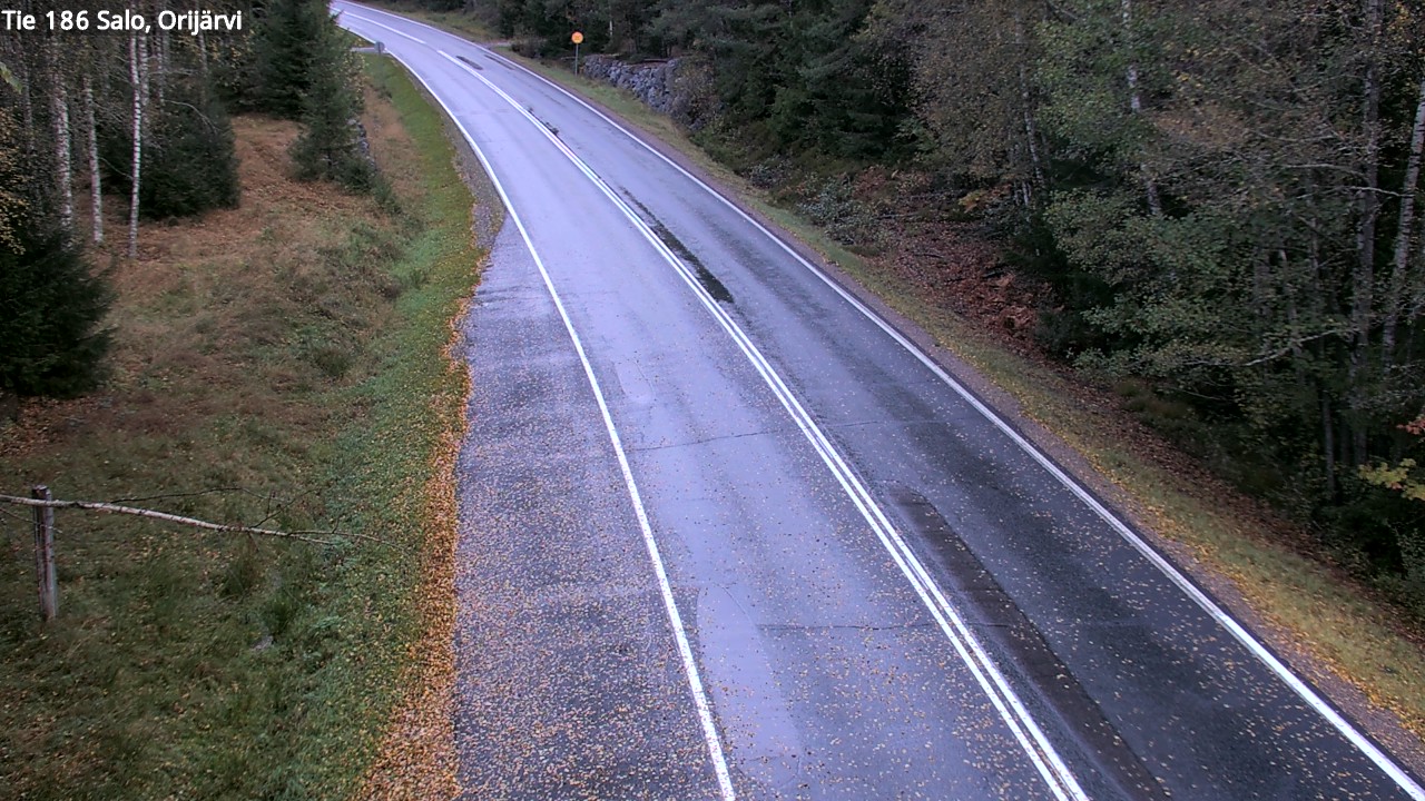 Weather Camera Image Väg 186 Salo, Orijärvi, Salo, Varsinais-Suomi