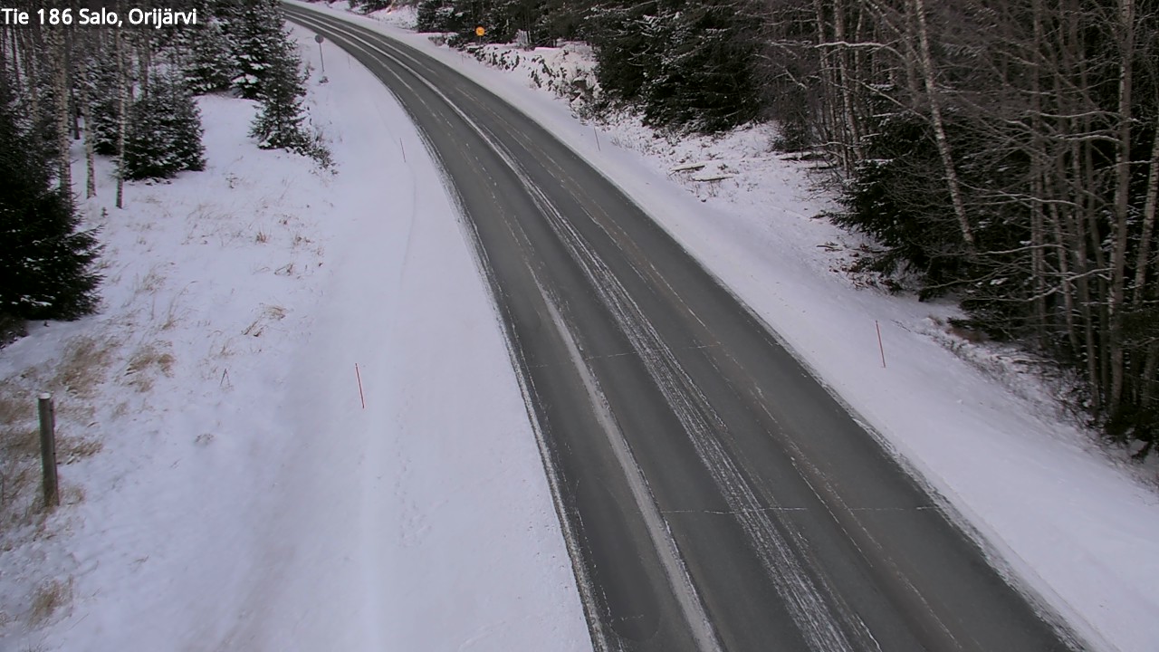 Weather Camera Image Road 186 Salo, Orijärvi, Salo, Varsinais-Suomi