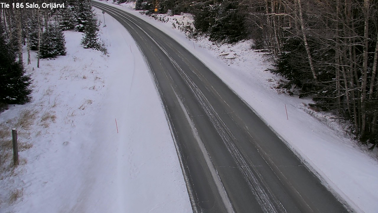 Weather Camera Image Road 186 Salo, Orijärvi, Salo, Varsinais-Suomi