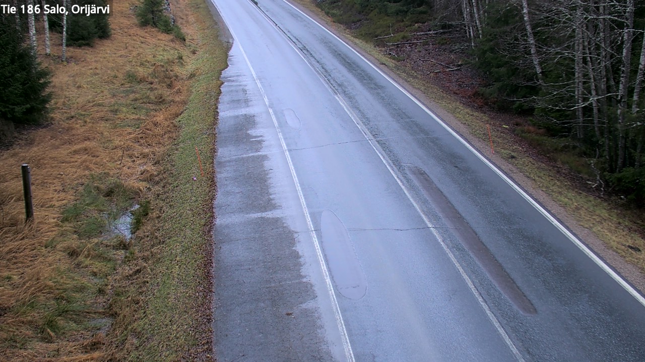 Weather Camera Image Väg 186 Salo, Orijärvi, Salo, Varsinais-Suomi