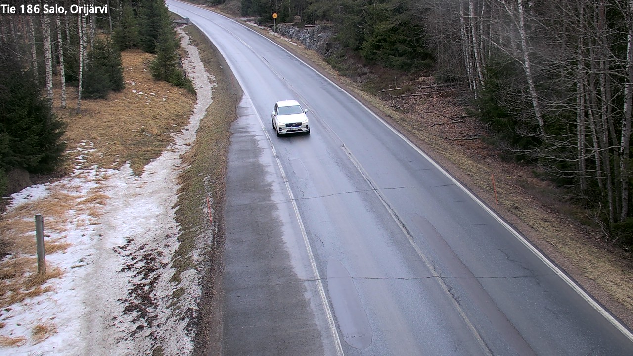 Weather Camera Image Road 186 Salo, Orijärvi, Salo, Varsinais-Suomi