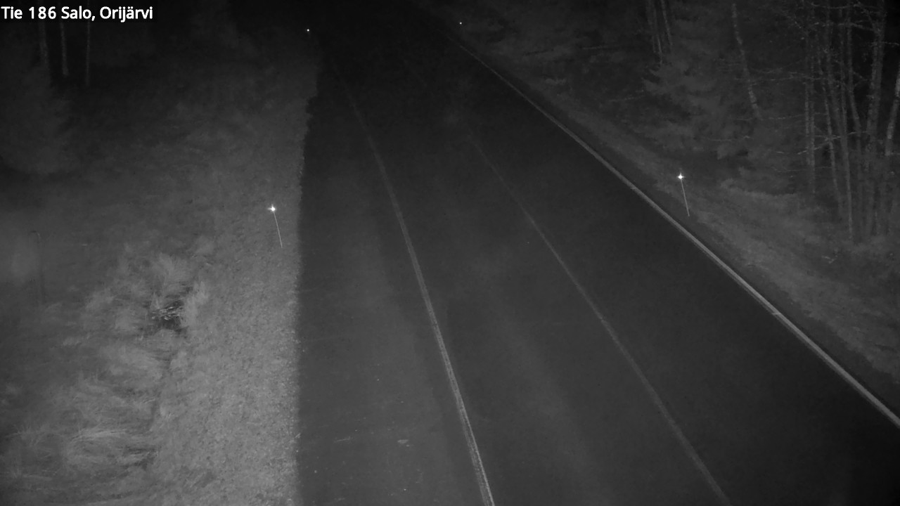 Weather Camera Image Väg 186 Salo, Orijärvi, Salo, Varsinais-Suomi
