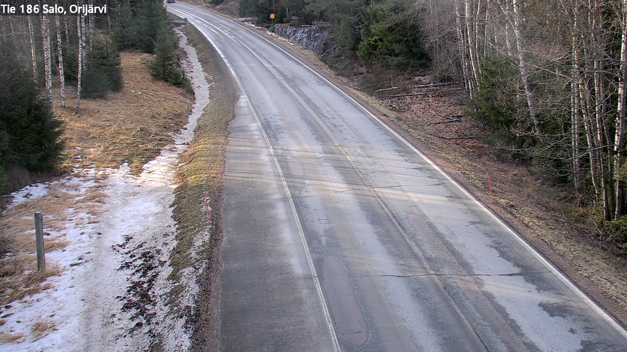 Weather Camera Image Road 186 Salo, Orijärvi, Salo, Varsinais-Suomi
