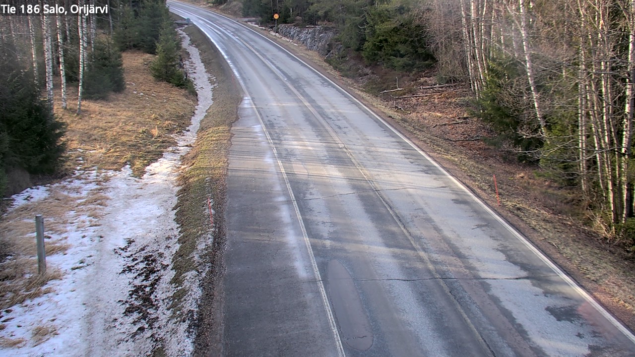 Weather Camera Image Road 186 Salo, Orijärvi, Salo, Varsinais-Suomi