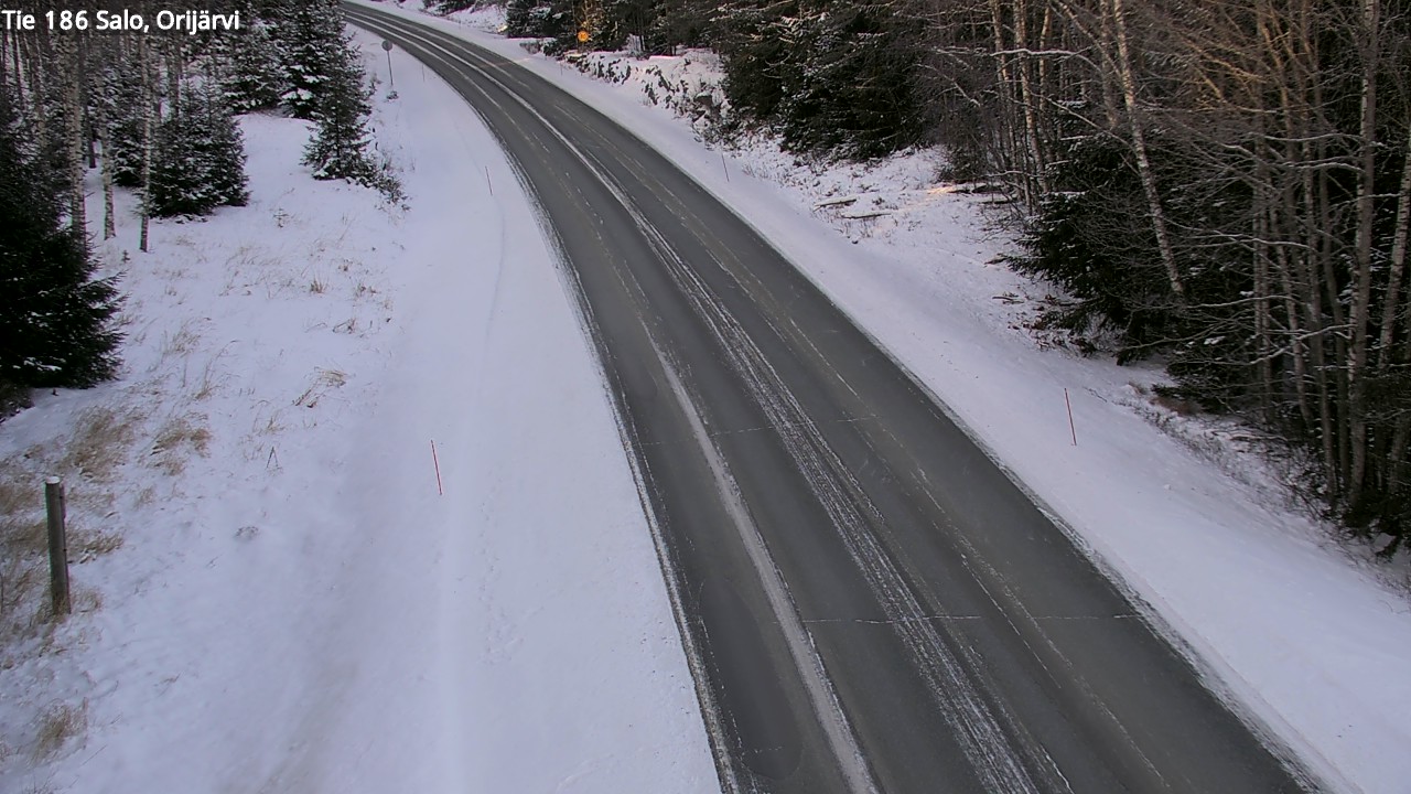 Weather Camera Image Road 186 Salo, Orijärvi, Salo, Varsinais-Suomi