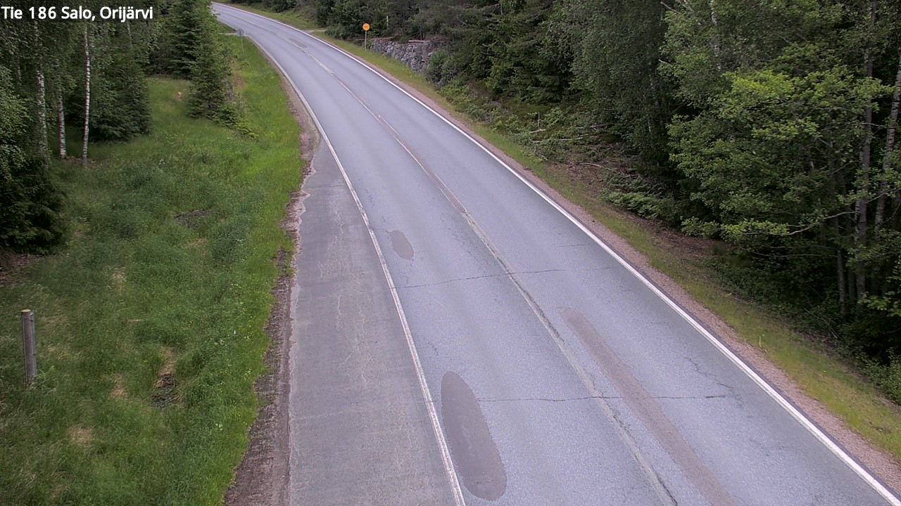 Weather Camera Image Road 186 Salo, Orijärvi, Salo, Varsinais-Suomi