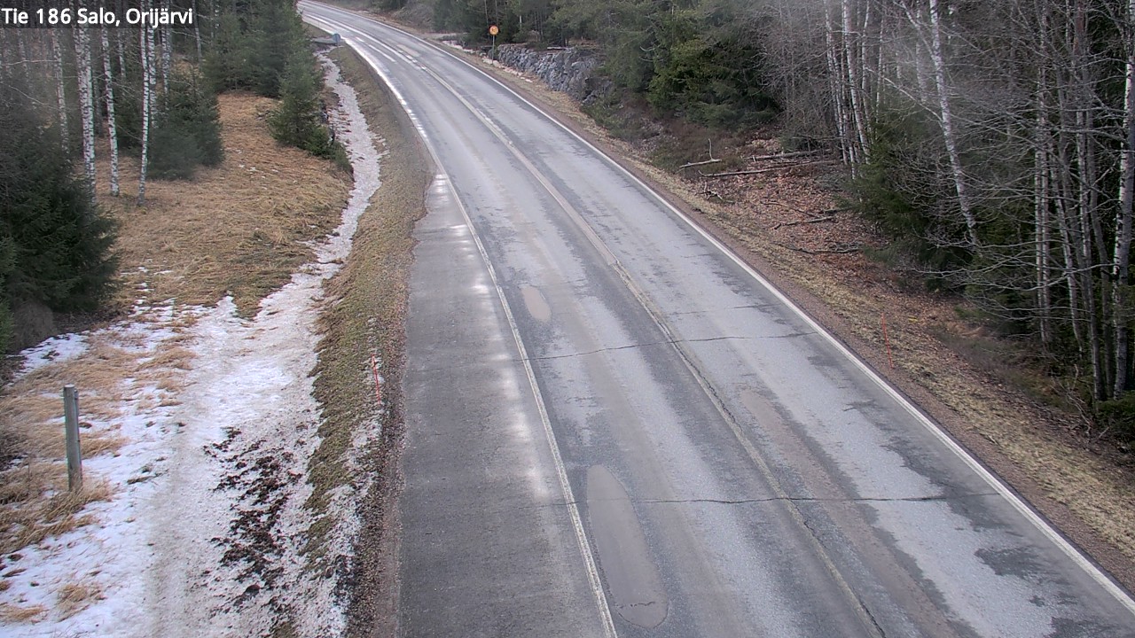 Weather Camera Image Road 186 Salo, Orijärvi, Salo, Varsinais-Suomi
