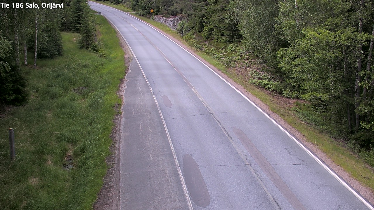 Weather Camera Image Road 186 Salo, Orijärvi, Salo, Varsinais-Suomi