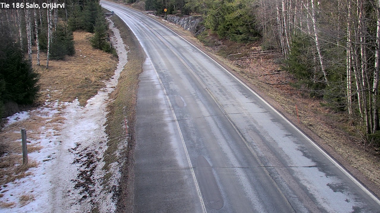 Weather Camera Image Road 186 Salo, Orijärvi, Salo, Varsinais-Suomi