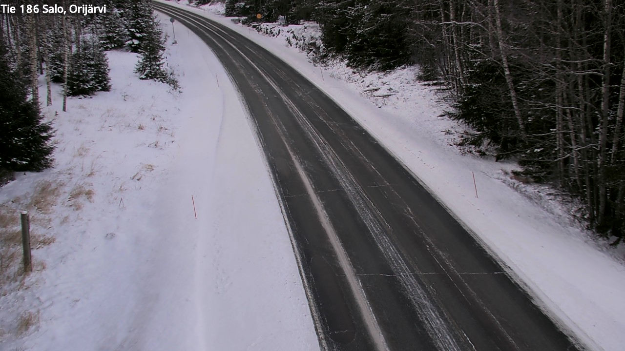 Weather Camera Image Road 186 Salo, Orijärvi, Salo, Varsinais-Suomi