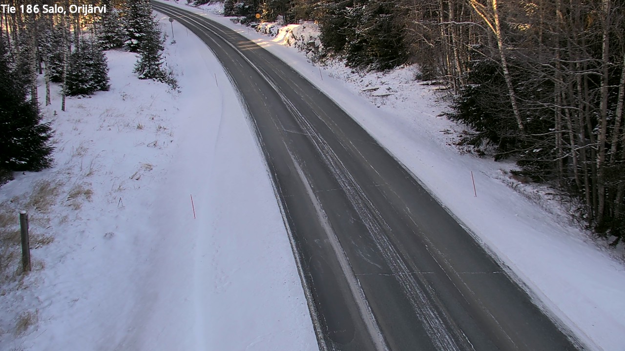 Weather Camera Image Road 186 Salo, Orijärvi, Salo, Varsinais-Suomi