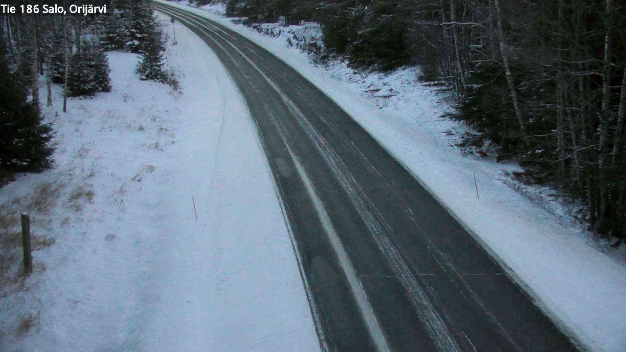 Weather Camera Image Road 186 Salo, Orijärvi, Salo, Varsinais-Suomi