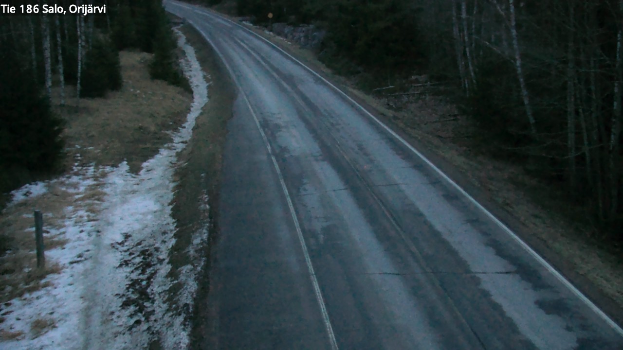 Weather Camera Image Road 186 Salo, Orijärvi, Salo, Varsinais-Suomi
