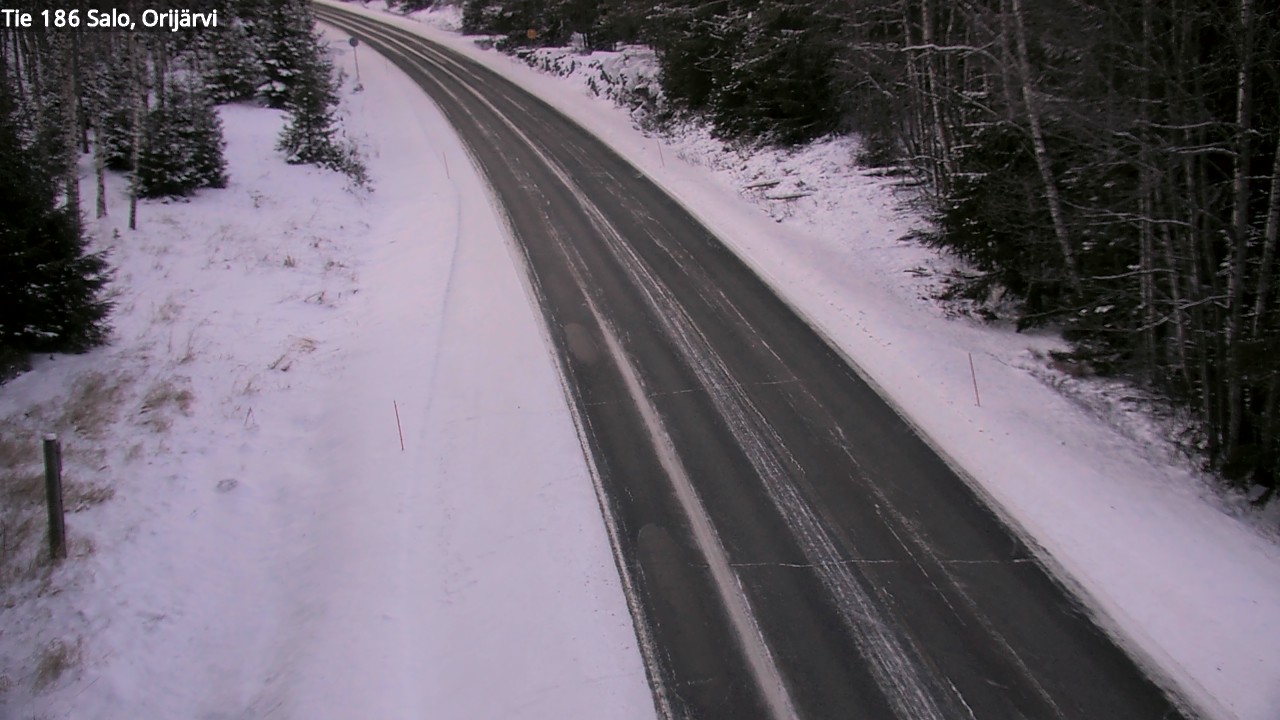 Weather Camera Image Road 186 Salo, Orijärvi, Salo, Varsinais-Suomi