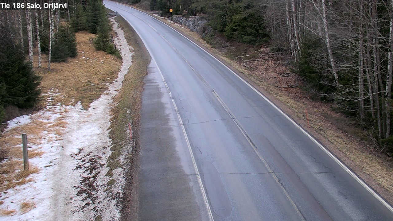 Weather Camera Image Road 186 Salo, Orijärvi, Salo, Varsinais-Suomi