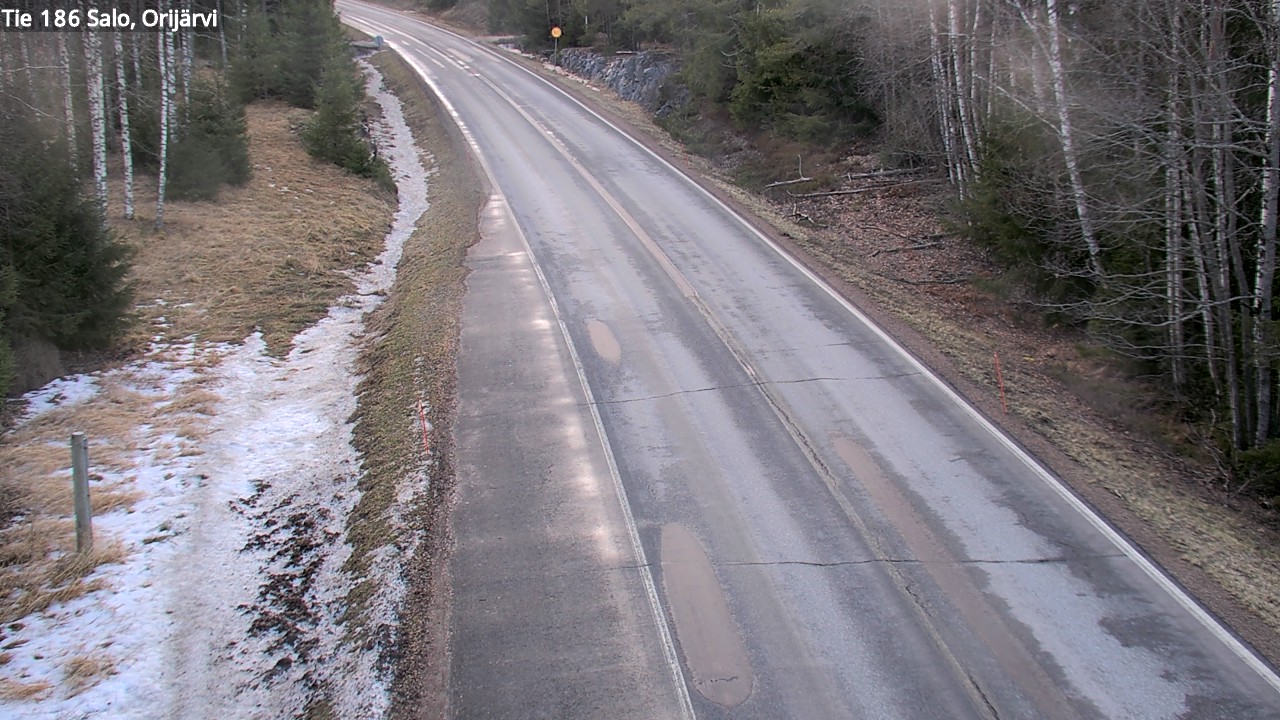 Weather Camera Image Road 186 Salo, Orijärvi, Salo, Varsinais-Suomi