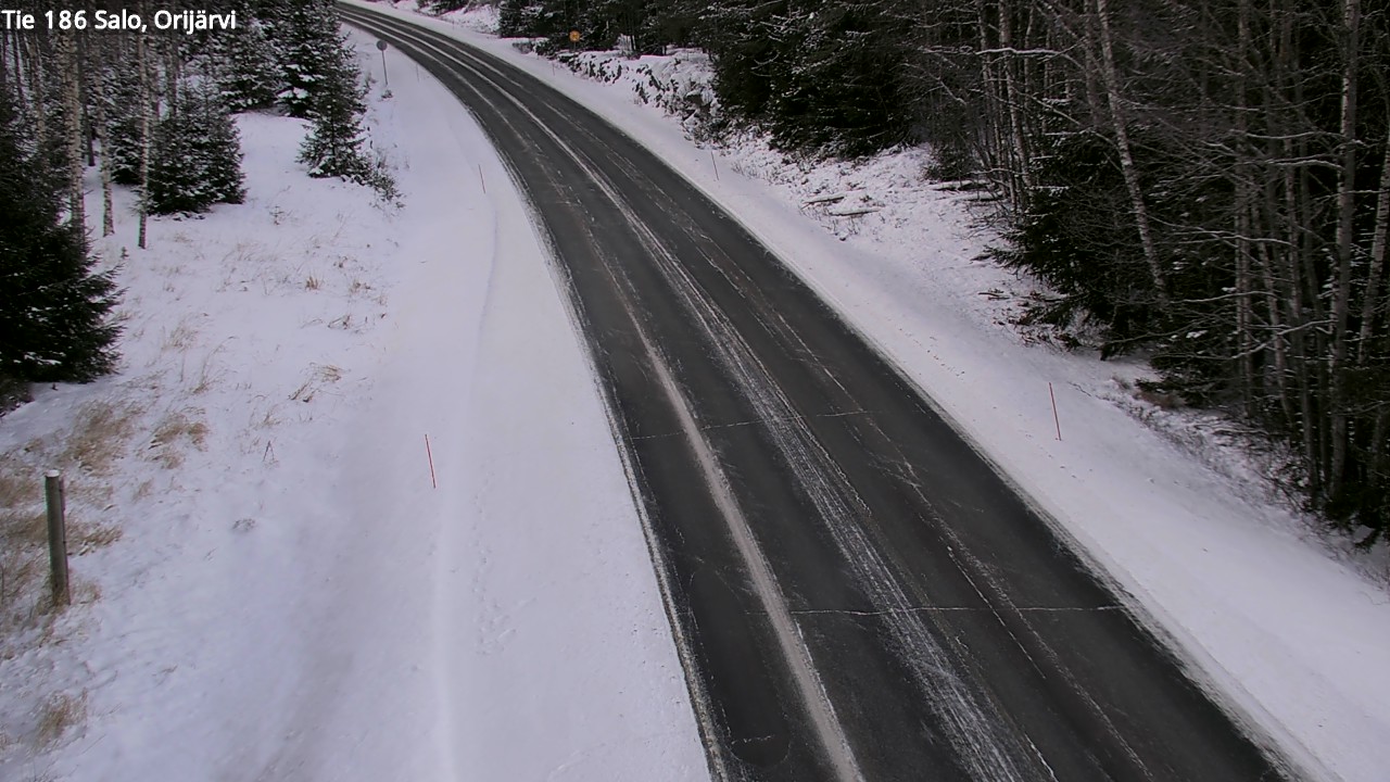 Weather Camera Image Road 186 Salo, Orijärvi, Salo, Varsinais-Suomi