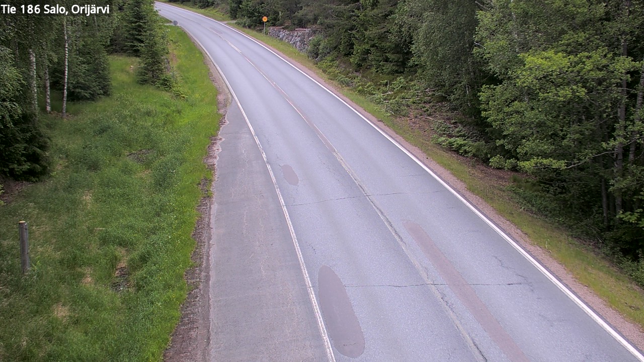 Weather Camera Image Road 186 Salo, Orijärvi, Salo, Varsinais-Suomi