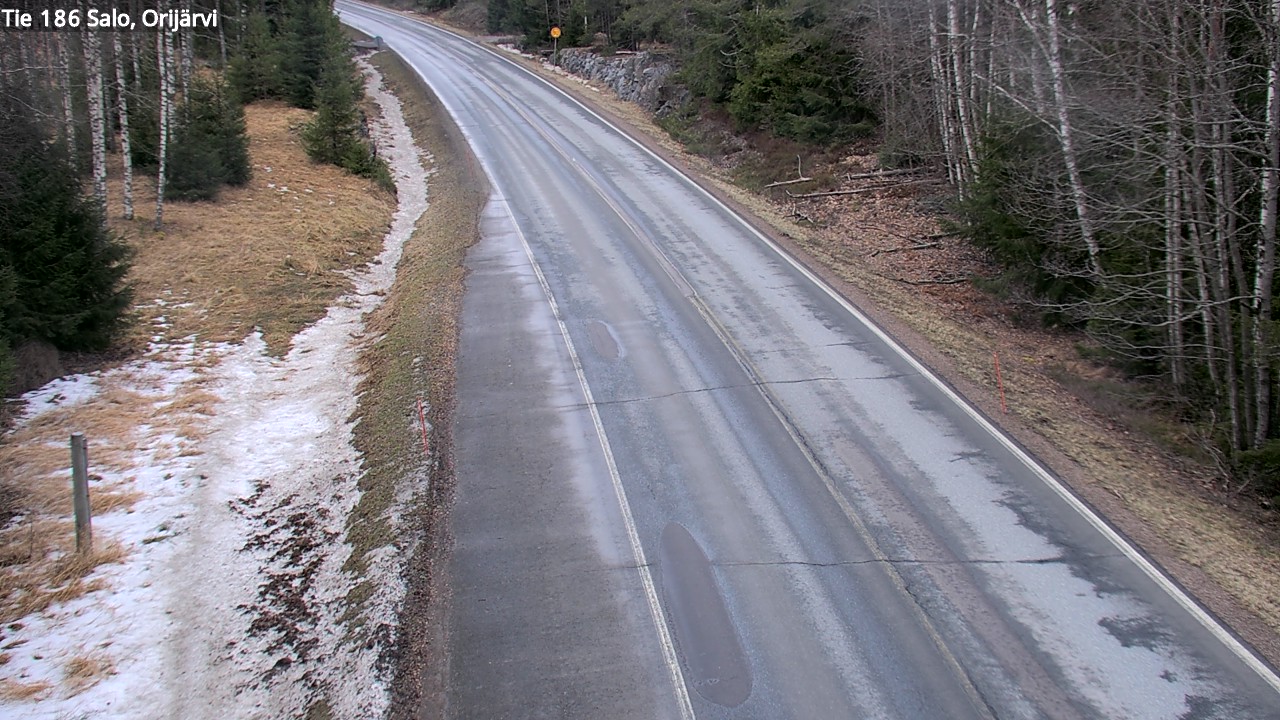 Weather Camera Image Road 186 Salo, Orijärvi, Salo, Varsinais-Suomi