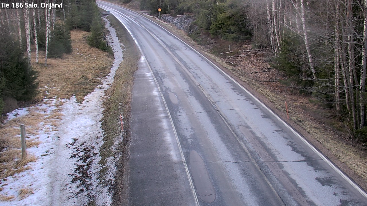 Weather Camera Image Road 186 Salo, Orijärvi, Salo, Varsinais-Suomi