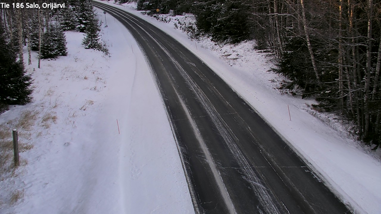 Weather Camera Image Road 186 Salo, Orijärvi, Salo, Varsinais-Suomi
