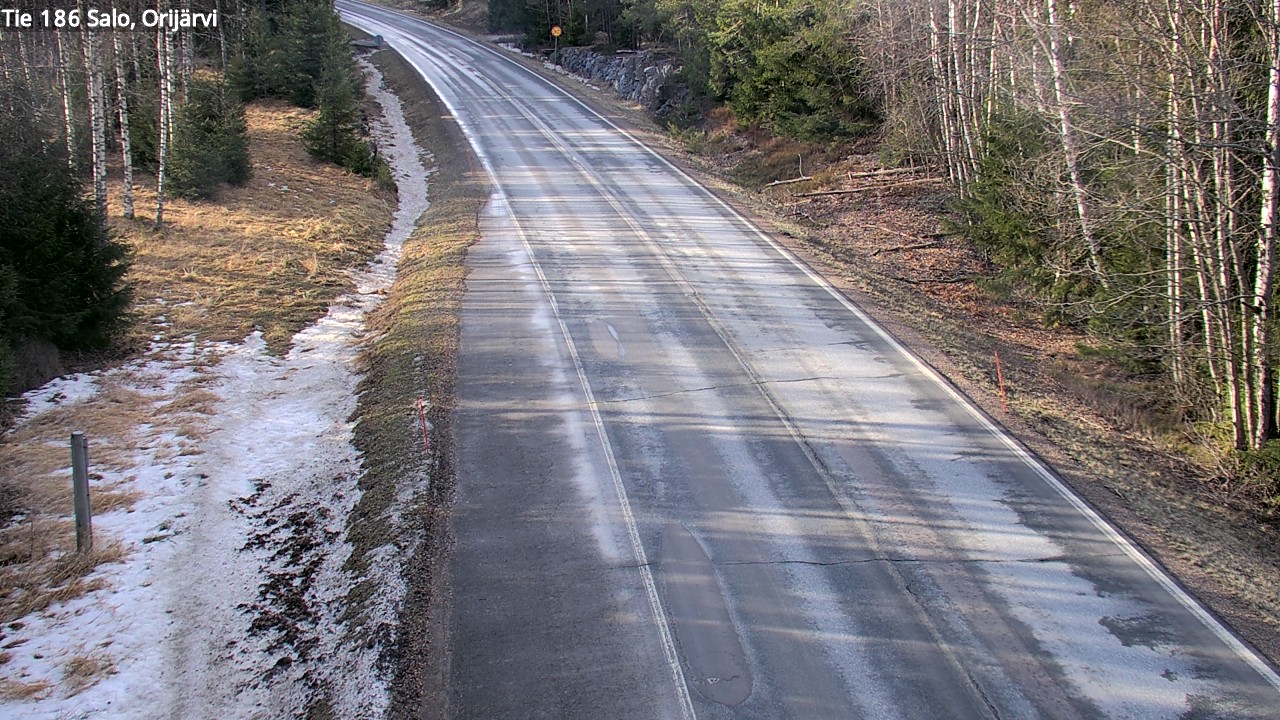 Weather Camera Image Road 186 Salo, Orijärvi, Salo, Varsinais-Suomi