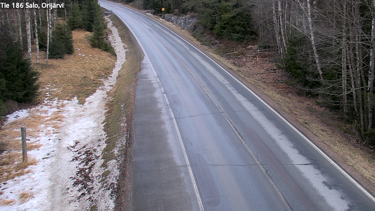 Weather Camera Image Road 186 Salo, Orijärvi, Salo, Varsinais-Suomi