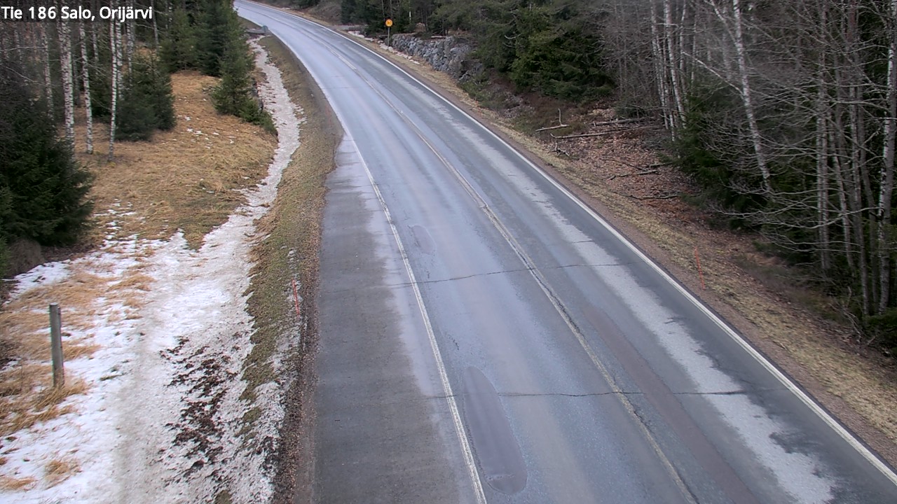 Weather Camera Image Road 186 Salo, Orijärvi, Salo, Varsinais-Suomi