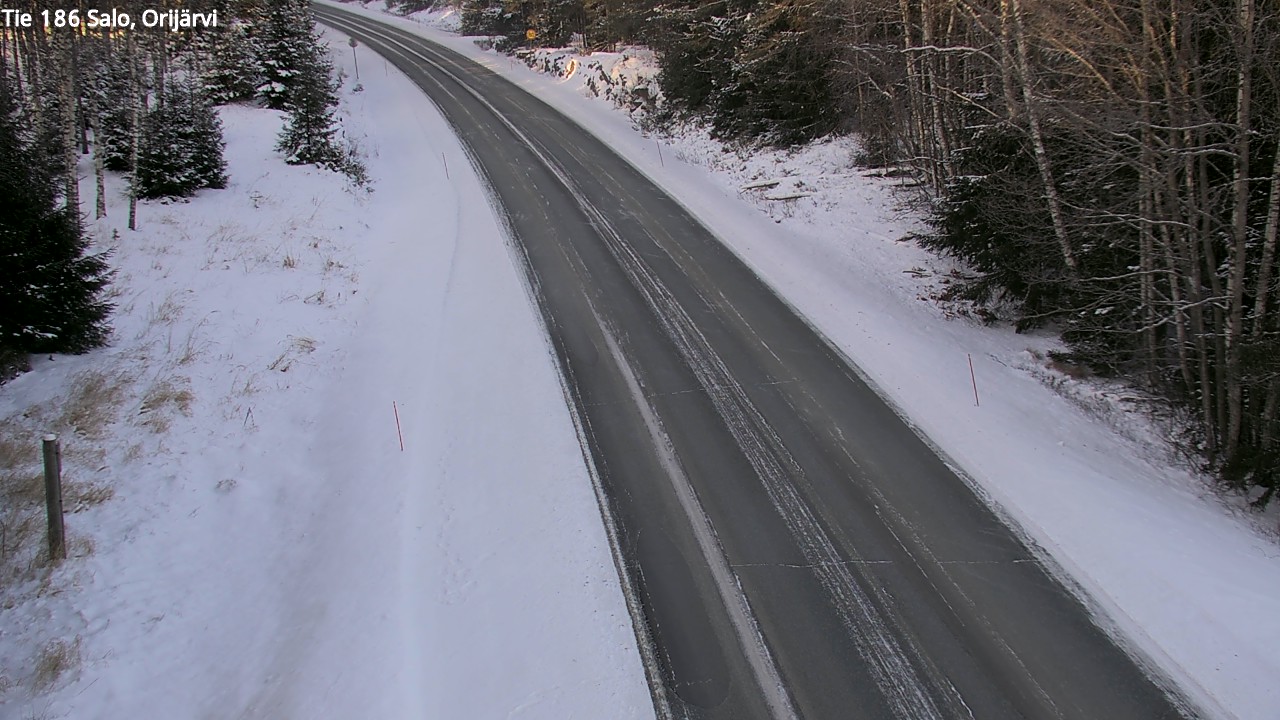 Weather Camera Image Road 186 Salo, Orijärvi, Salo, Varsinais-Suomi