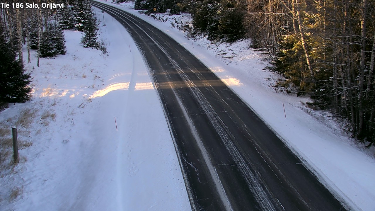 Weather Camera Image Road 186 Salo, Orijärvi, Salo, Varsinais-Suomi