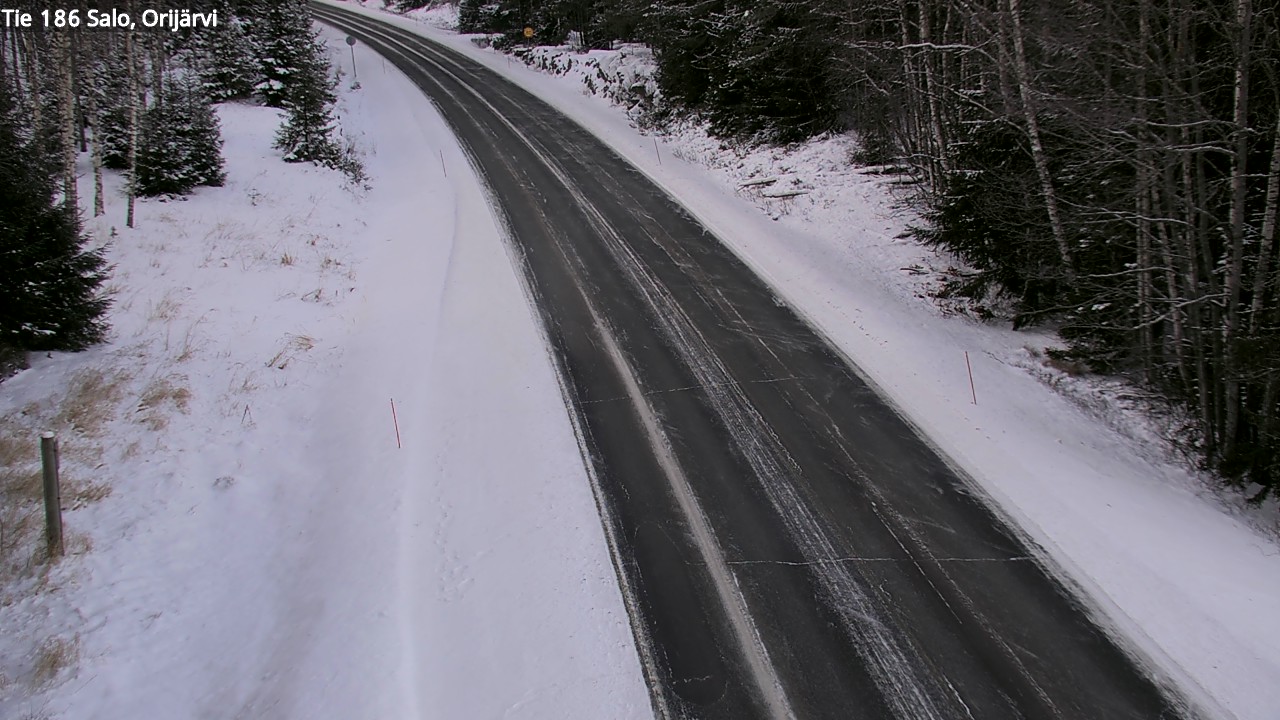 Weather Camera Image Road 186 Salo, Orijärvi, Salo, Varsinais-Suomi