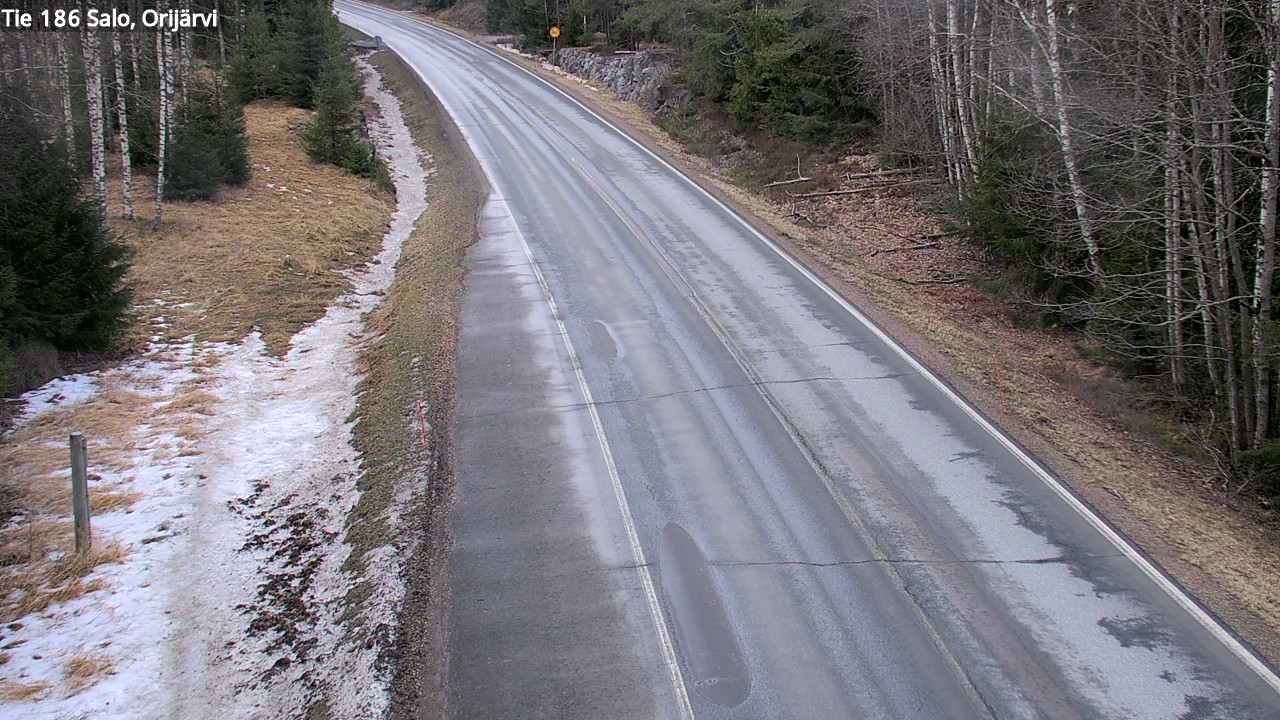 Weather Camera Image Road 186 Salo, Orijärvi, Salo, Varsinais-Suomi