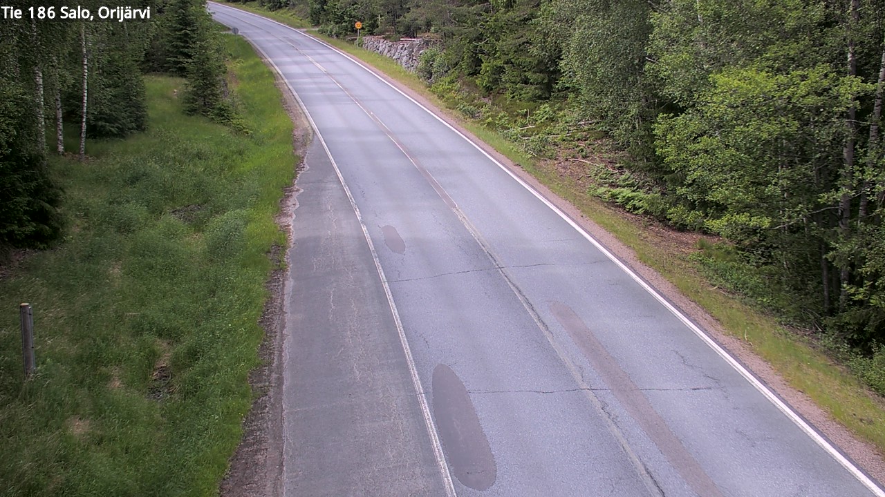 Weather Camera Image Road 186 Salo, Orijärvi, Salo, Varsinais-Suomi