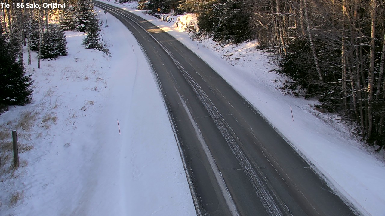 Weather Camera Image Road 186 Salo, Orijärvi, Salo, Varsinais-Suomi
